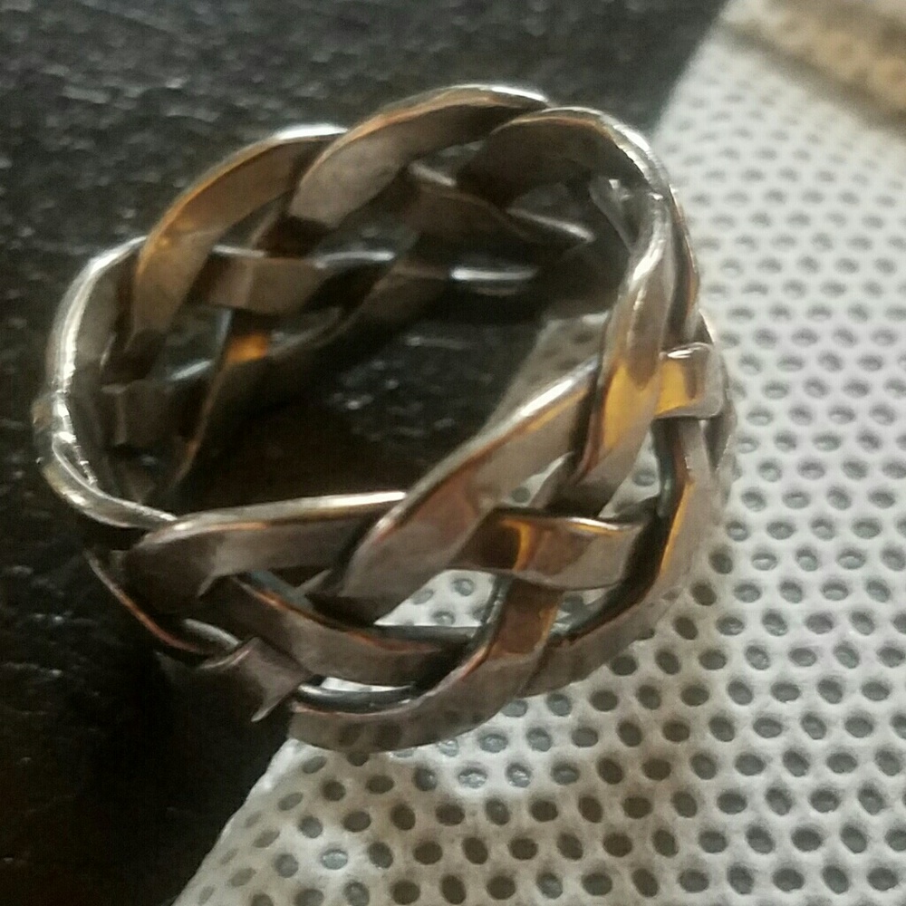 Braided Sterling Silver Ring